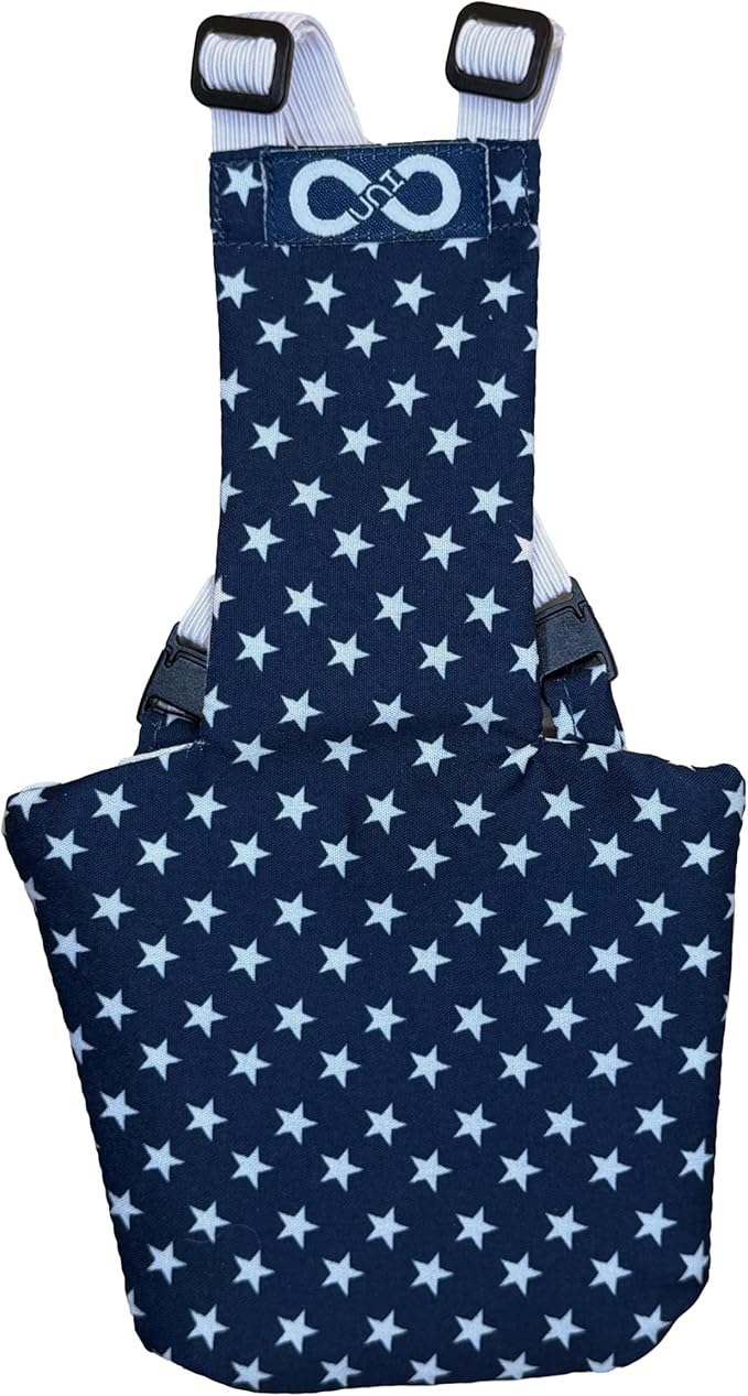 Chicken Diapers Duck Diaper Diaperalls for Hens, Roosters, Ducks, Ducklings - Reusable, Adjustable by Uni Infinity (Stars USA, Chicken Medium, 1, Count)