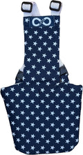 Chicken Diapers Duck Diaper Diaperalls for Hens, Roosters, Ducks, Ducklings - Reusable, Adjustable by Uni Infinity (Stars USA, Chicken Medium, 1, Count)
