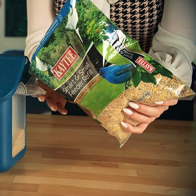 Kaytee Smart & Small Feeder Refill, Ideal Wild Bird Food for Smart Feeders, 2 Pounds, 6 Count