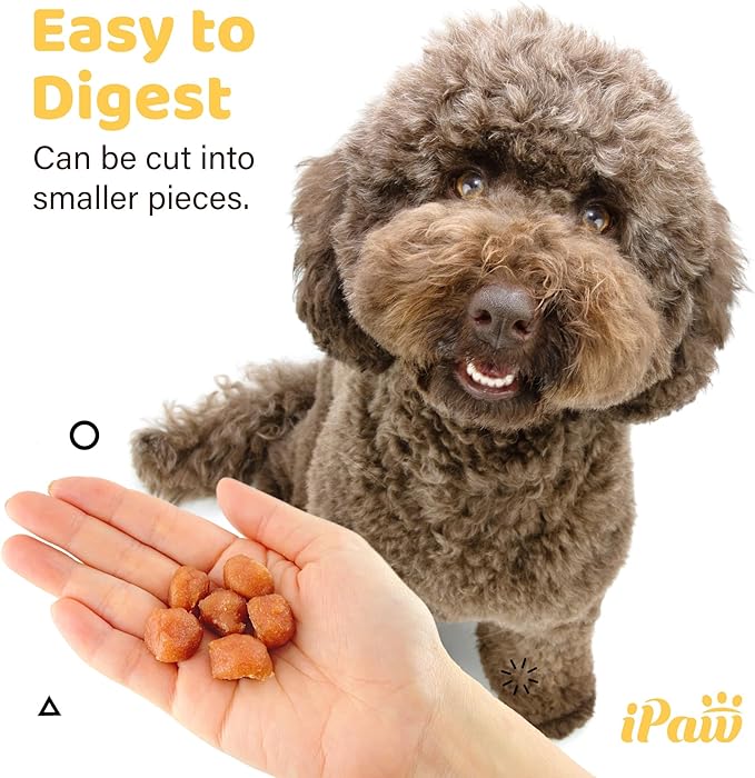 iPaw 3 Value Combo Chicken Tots Dog Treats for Puppy Training, All Natural Human Grade Dog Treat, Hypoallergenic, Easy to Digest (Chicken Tots), 3 Packs