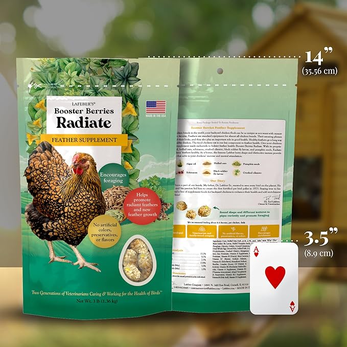 LAFEBER'S Booster Berries Radiate Chicken Supplement, for Chickens (3lb)