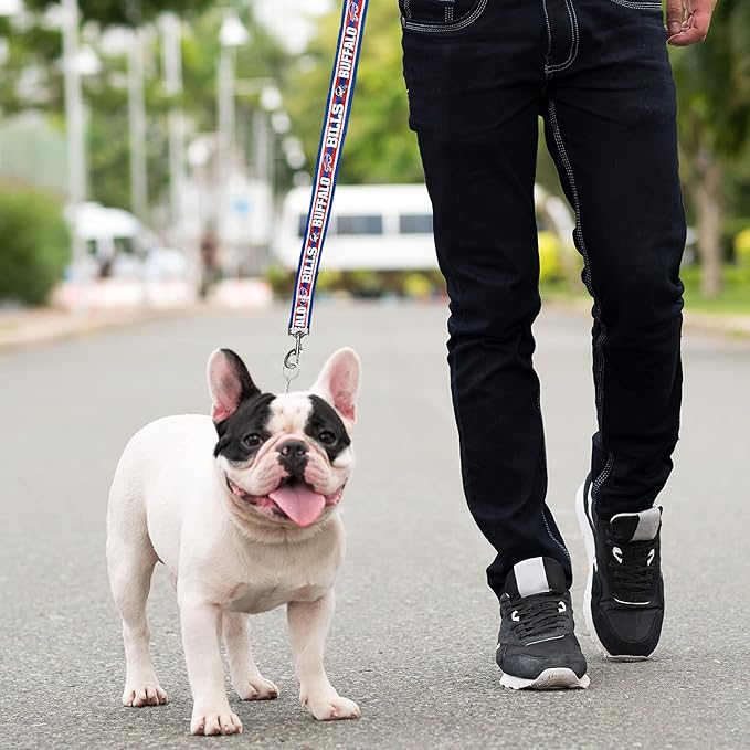 NFL PET Leash Buffalo Bills Dog Leash, Small Football Team Leash for Dogs & Cats. A Shiny & Colorful Cat Leash & Dog Leash Licensed by The NFL