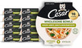 Cesar Wholesome Bowls Adult Wet Dog Food, Chicken, Carrots, Barley & Green Beans Recipe, Wet Food for Dogs, 3 Oz. Bowls, 10 Count