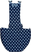 Chicken Diapers Duck Diaper Diaperalls for Hens, Roosters, Ducks, Ducklings - Reusable, Adjustable by Uni Infinity (Stars USA, Chicken Large, 1, Count)