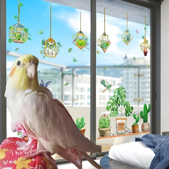 2 Pcs Bird Diapers Bird Harness Flight Suits Diapers with 80in Flying Leash Reusable Parrot Nappy with Waterproof Inner Layer for Cockatiel Budgie Conure Parakeet Lovebird-Pink&White