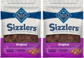 Blue Buffalo Sizzlers Natural Soft Dog Treats, Bacon-Style Soft-Moist Dog Treats with Real USA Pork, Original Flavor, 6-oz Bag (Pack of 2)