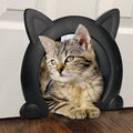 Cat Door for Interior Door,Indoor Cat Door,Pet Doors for Cat, 10.55"*2.45"*9.05" (L)
