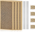 HappyFreeSX Splicing Cat Scratch Pad: Cat Scratchers for Indoor Cats, Cat Scratching Pad, Cat Scratcher Cardboard, Cat Scratching Pad, Premium Scratch from Cats, Double-Sided Design