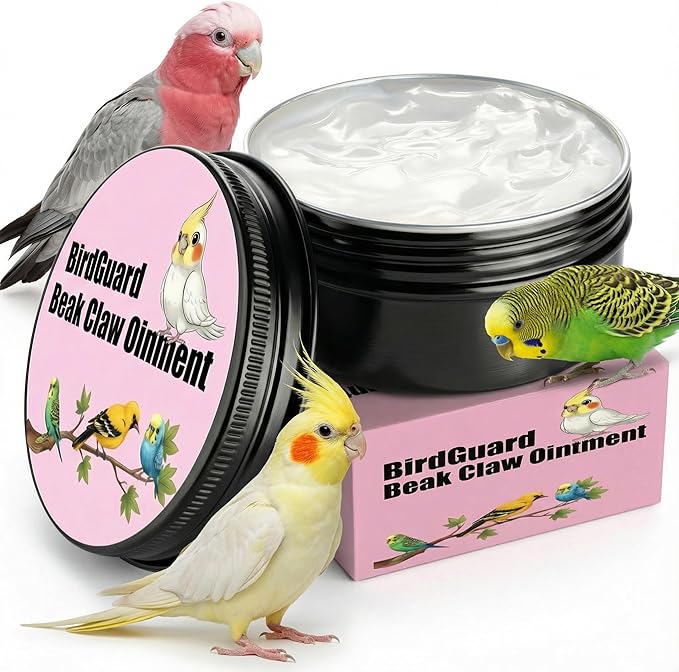 RONDURE Bird Beak Oil & Feet Repair Ointment – Soothing Care for Cracked Beaks, Rough Claws & Dry Skin, Ideal for Parrots, Budgies & Cockatiels