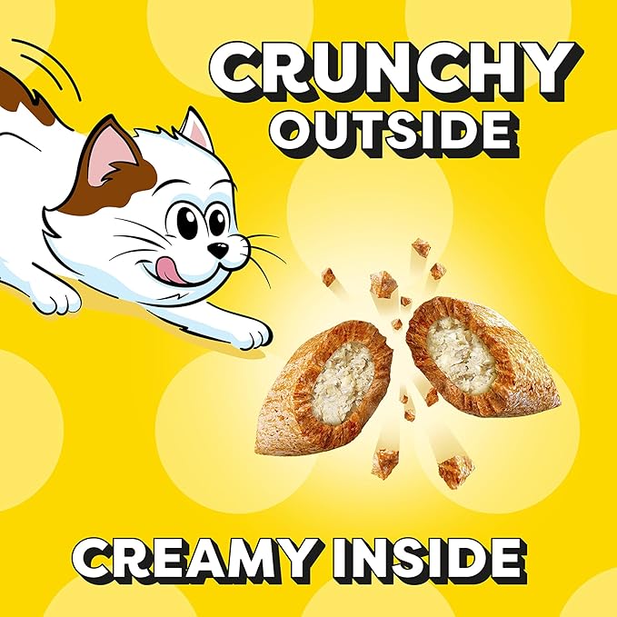 Temptations Kitten Treats Classic Crunchy and Soft Cat Treats, Dairy Flavor, 3 oz. Pouch (Pack of 12)