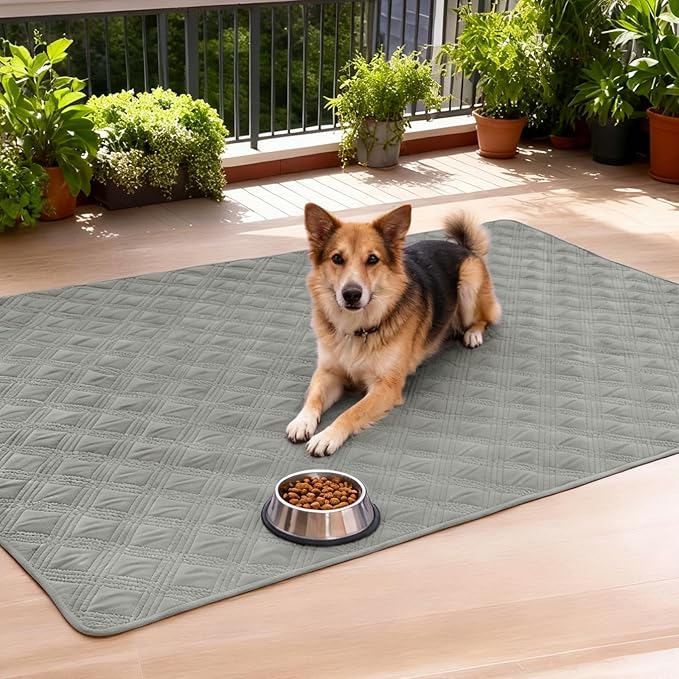 hyha Waterproof Dog Blanket, Reversible Pet Bed Blanket, Soft Sofa Couch Cover for Dogs Washable, Waterproof Pet Couch Covers for Sofa Puppy Cats Furniture Protector(30"x70", Grey/Light Grey)