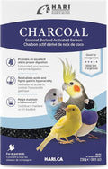 Hari Bird Charcoal, Coconut Derived Activated Charcoal, Aid in Digestion and Eliminate Toxins, Hagen Supplement for All Birds, 8.11 oz
