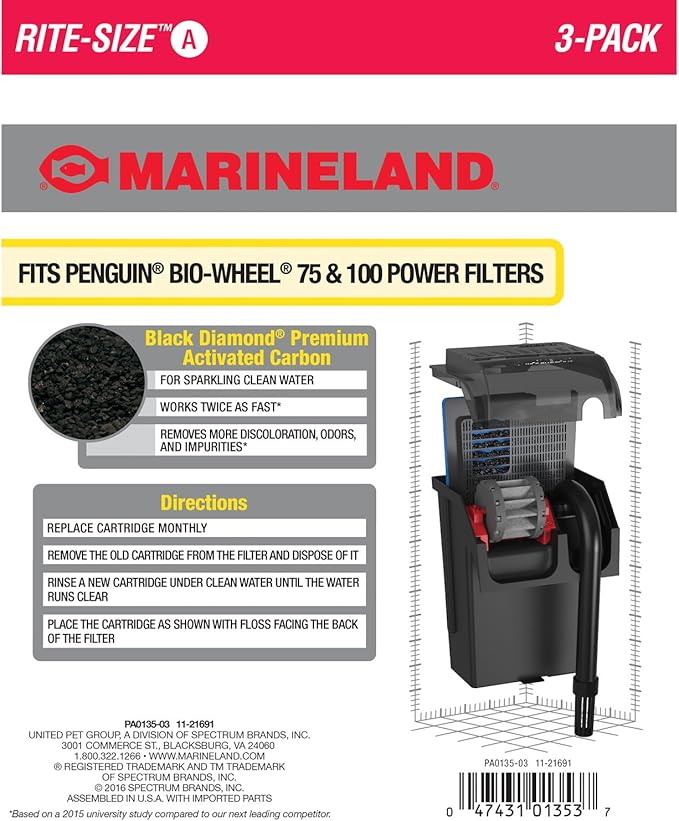 MarineLand Penguin Power Filter Rite-Size Cartridge