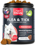 Dog Flea and Tick Treatment Chews - Flea and Tick Prevention for Dogs - Flea & Tick Chewables - Natural Dog Flea & Tick Control Soft Treats - Flea Chewables for Dogs - Immune Support Supplement