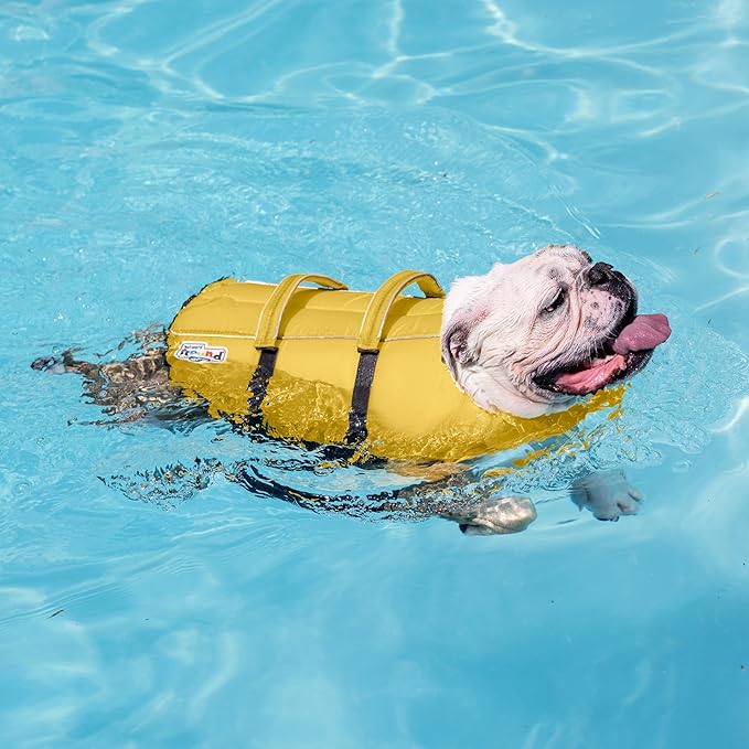 Outward Hound Granby Splash Yellow Dog Life Jacket, Large