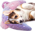 Pet Calming Pillow for Dogs, Soft U-Shaped Pillow Glow in The Dark, Joint Relief, Sleep Comfortably,Suit for Small, Medium, Large Dogs, Fluffy Pet Neck Pillow (S-Pink)