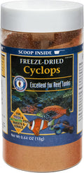 San Francisco Bay Brand Freeze-Dried Cyclops Fish Food for Reef Tanks & Invertebrates, Protein-Rich - 0.64oz (18g)