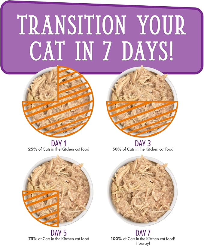 Weruva Cats in The Kitchen, Fowl Ball with Chicken & Turkey Au Jus Cat Food, 6oz Can (Pack of 24)