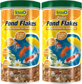 TetraPond Pond Flakes,Complete Nutrition for Smaller Pond Fish,Fish Food for Goldfish and Koi-Fish,6.35 Ounces,(Pack of 2)