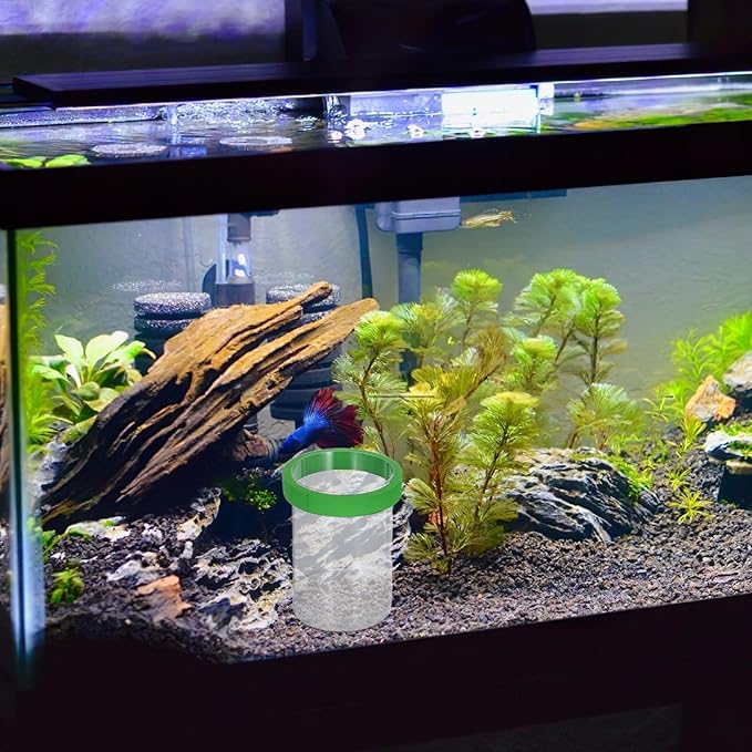 UPKOCH 2 Sets Fish Breeding Box: Plastic Aquarium Breeding Chamber - Floating Isolation Hatchery Incubator for Small Fish Betta Shrimp Clownfish Guppy