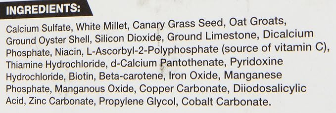 Zoo Med Mineral Block Original Formula Banquet Bird Food, 5-Ounce