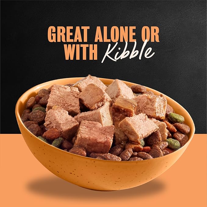 Cesar Classic Loaf in Sauce Adult Wet Dog Food Chicken and Liver Recipe, 3.5 oz. Easy Peel Trays, 24 Count (Pack of 1)