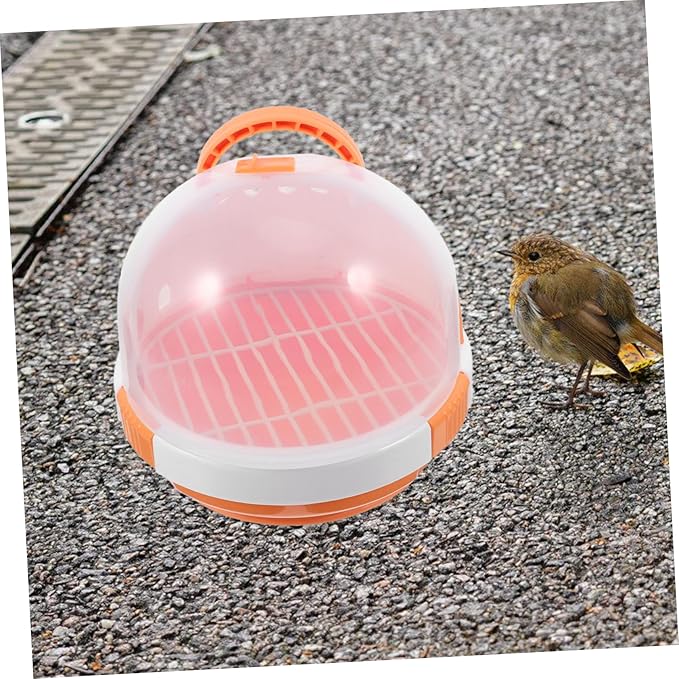 Portable Bird Carrier Travel Cage Handle Pet Carrier for Parrots and Birds Breathable and Design for Travel Hiking and Camping