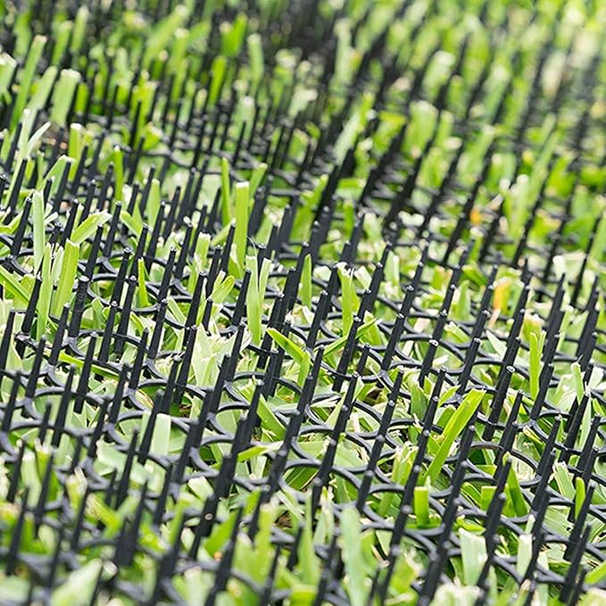 Cat Repellent Outdoor Scat Mat,6.5Ft Garden Cat Scat Spike Mat, Deterrent Scat Mats for Cats and Dogs,Cat Dog Animal Spikes Repellent Deterrent Mat for Garden, Fence