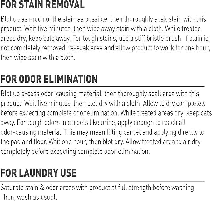 Nature’s Miracle Set-In Stain Destroyer For Dog Messes, 24 Ounces, Oxy Formula With Orange Scent