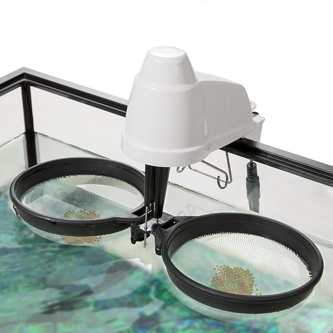 Fish Egg Hatchery Incubator Tumbler by Fry Factory, Catfish and Cichlid Breeding Hatcher Box - Double Net, Baby Eggs Breeder for Aquariums,12 Volt, Automatic, Patented.