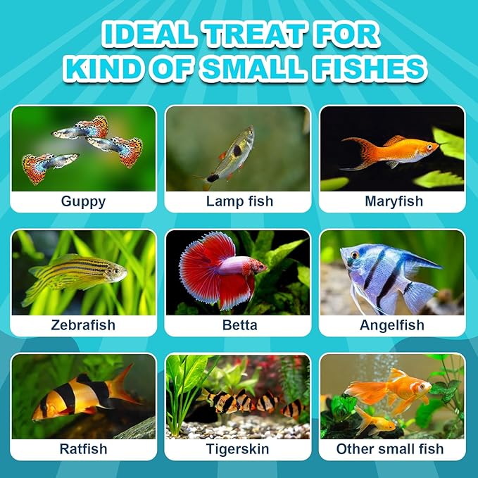 Small Fish Food Pellets - Sinking Micro Granules,High Protein Color Enhancer for Betta,Guppies,Tetras & Tropical Fish(2.8oz)