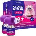 Beloved Pets Cat Calming Diffuser & Pet Anti Anxiety Products - Feline Calm Pheromones Plug in & Cats Stress Relief Comfort Helps with Pee, New Zone, Aggression (2 Pack (2 Diffusers + 2 Refills))