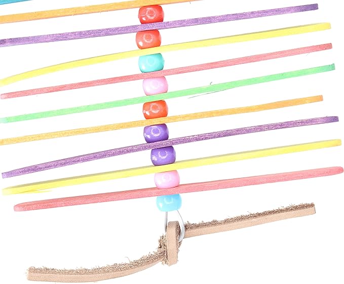 858 Bonka Bird Toys Made in USA Long Color Mini Stick Parrot Parrotlet Budgie Cockatiel Budgie Quaker