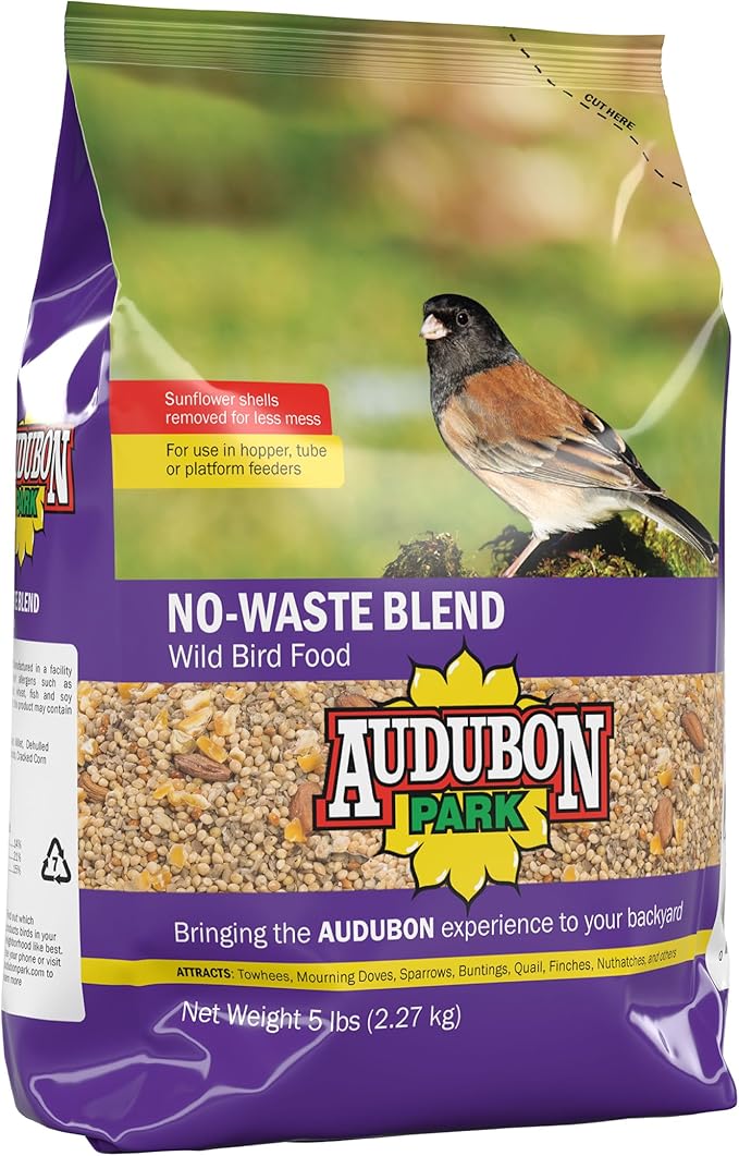 Audubon Park 12228 No-Waste Blend Wild Bird Food, 5-Pound