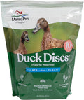 Manna Pro Duck Discs, Floating Duck Treats with 10% Protein, Made with Black Soldier Fly Larvae, Kelp & Alfalfa, Treats for Ducks & Waterfowl, 16 oz