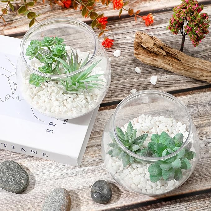 12 Pcs Plastic Fish Bowls for Centerpieces 27 oz Clear Fish Bowl for Drinks Unbreakable Heavy Duty Round Vase for Table Centerpieces Wedding Event Home Decor