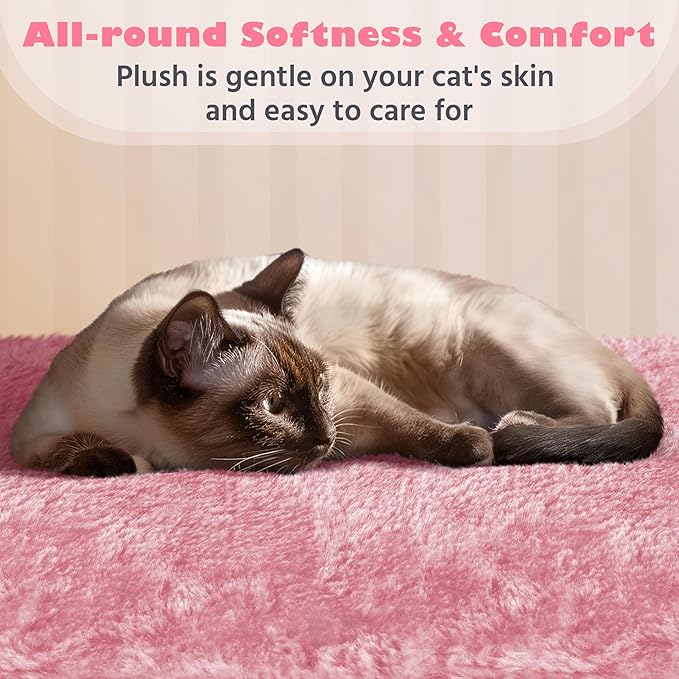 Yaheetech Cat Tree, 70.5in Cat Tower for Indoor Cats, Multi Level Cat Condo Activity Center Play House with Hammock, 2 Plush Perches, Dangling Ball, Pink