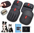 4 Pcs Pet Hair Removal Glove for Dogs & Cats, 4 Designs Electrostatic Magic Brush Pet Hair Remover, Reusable Dog Hair Remover, Washable Pet Grooming Tools for Carpet, Sofa, Clothes & Car Seats
