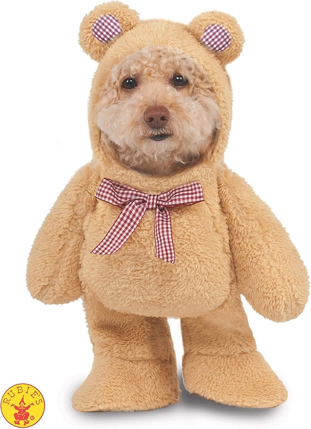Rubies Walking Teddy Bear Pet Costume, X-Small (Pack of 2)