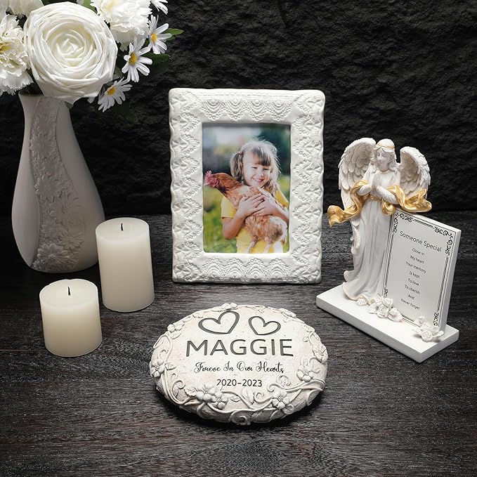 Personalized Chicken Memorial Stone, Pet Grave Marker Chick, Chick Headstone, Chick Tombstone, Chick Gravestone, Chick Memorial Stone, Chick Memorial Gifts