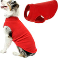 Gooby - Stretch Fleece Vest, Pullover Fleece Vest Jacket Sweater for Dogs, Red, 4X-Large
