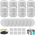 Dog Water Fountain Filter, 8 Pack Pet Fountain Filters Cat Water Fountain Filters Replacement for 7L/230oz/1.8G Stainless Steel Dog Fountain,Replacement Filters and Sponges