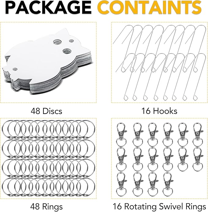 XPCARE 48 Pcs Bird Scare Discs, Reflective Double-Sided Bird Reflectors Upgraded Discs Set Reflective to Scare Bird Like Woodpeckers Pigeons Ducks