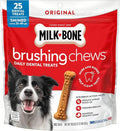 Milk-Bone Brushing Chews Original Chicken Flavor Daily Dental Dog Treats, Small/Medium, 19.6 Oz. Bag