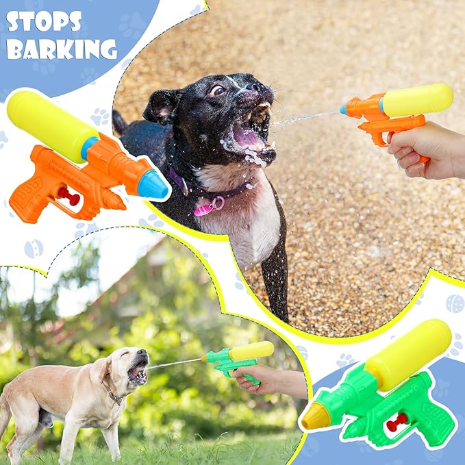 Geelin 2 Pack Squirt Spray for Cats Dogs Training Squirt for Cats Deterrent Water Spray Pistols for Dogs Pets Training(Cute Style,Bright Colors)