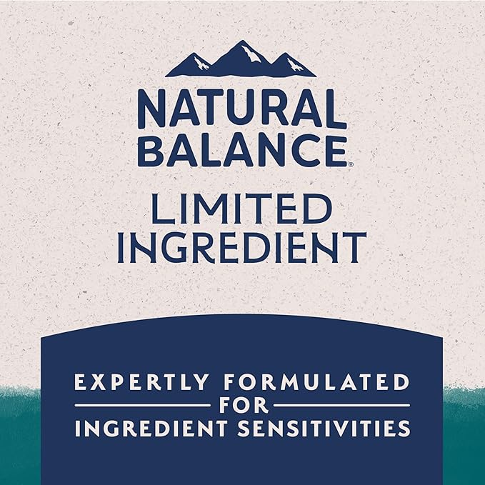 Natural Balance Limited Ingredient Adult Dry Dog Food with Healthy Grains, Chicken & Brown Rice Recipe, 12 Pound (Pack of 1)