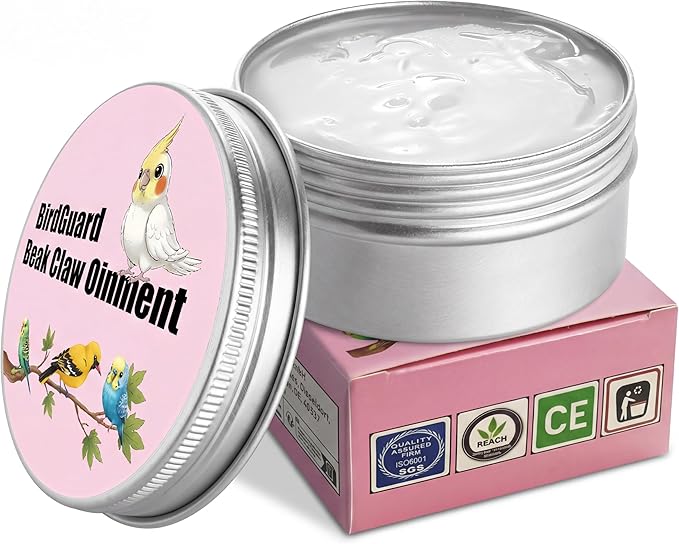 XANADU Bird Ointment - Beak Balm & Claw Moisturizer for Dry, Peeling, Cracked Beaks and Rough Claws | Natural Beak Conditioner for Budgies, Parakeets, Cockatiels, Finches & Lovebirds (Mini Size)