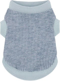 Cozy and Functional Dog Shirts for Small Puppies: Stretchable Blue Attire with Easy-On Design, Ideal for Chihuahuas and Yorkies - Enhance Comfort and Playfulness on Chill Days Small