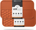 Pup Culture Dog Lick Mat for Dogs (2 Pack), Feeding Pad for Anxious Pets Plus 4 Different Puzzles for Mental Stimulation for Dogs - Supports Mental, Dental, and Digestive Health - Heavy Duty