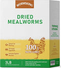 3LB Dried Mealworms, Great Treat for Chicken, Duck, Birds, Reptile, Hamster,Hedgehog, Pigeon